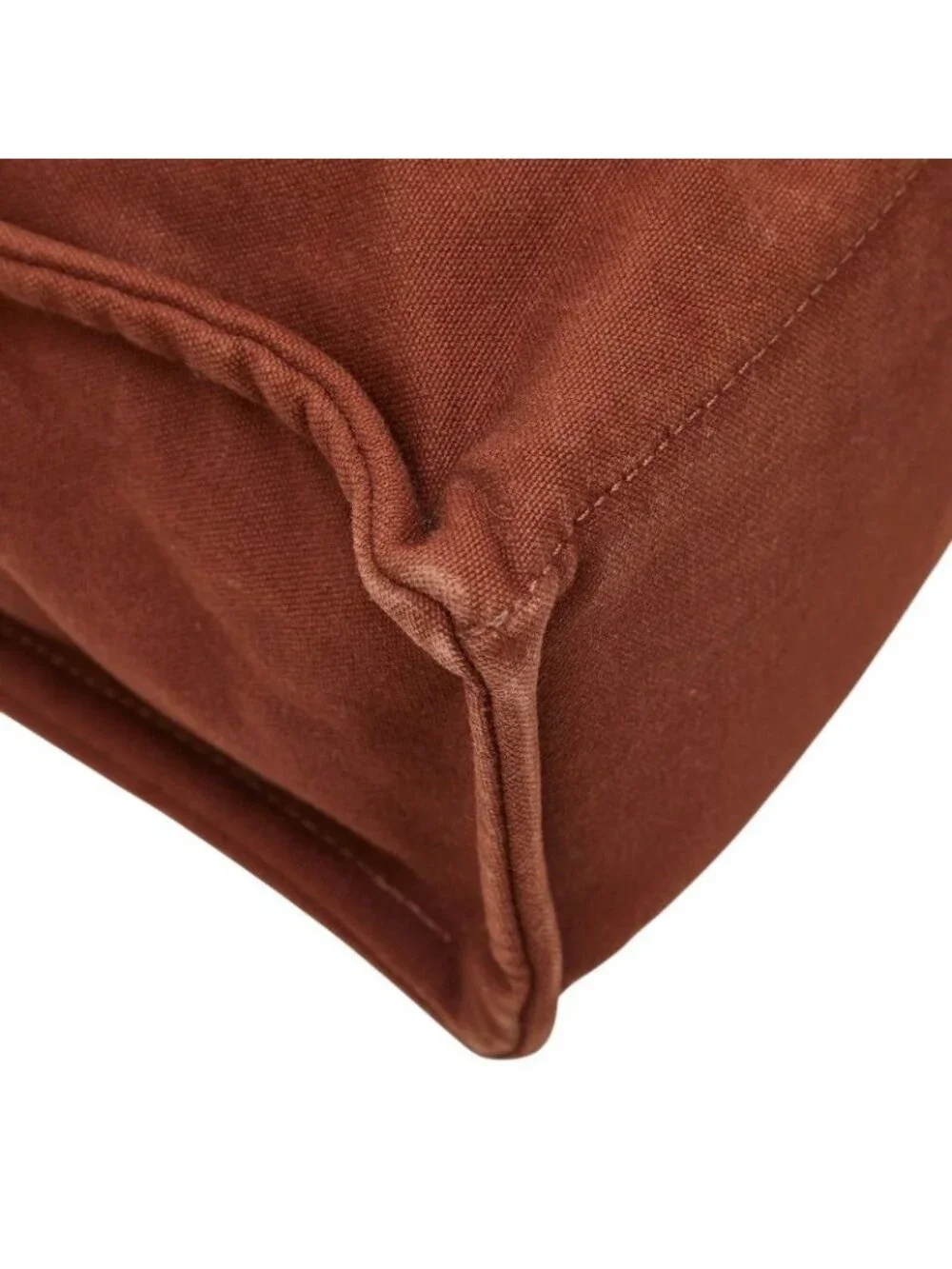 Hermes Full Toe MM Tote Brown Canvas